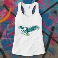 Philly Skull Eagle Women's Tank Top thumb 3