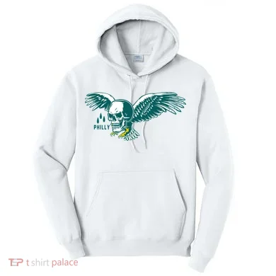 Philly Skull Eagle Tall Hoodie