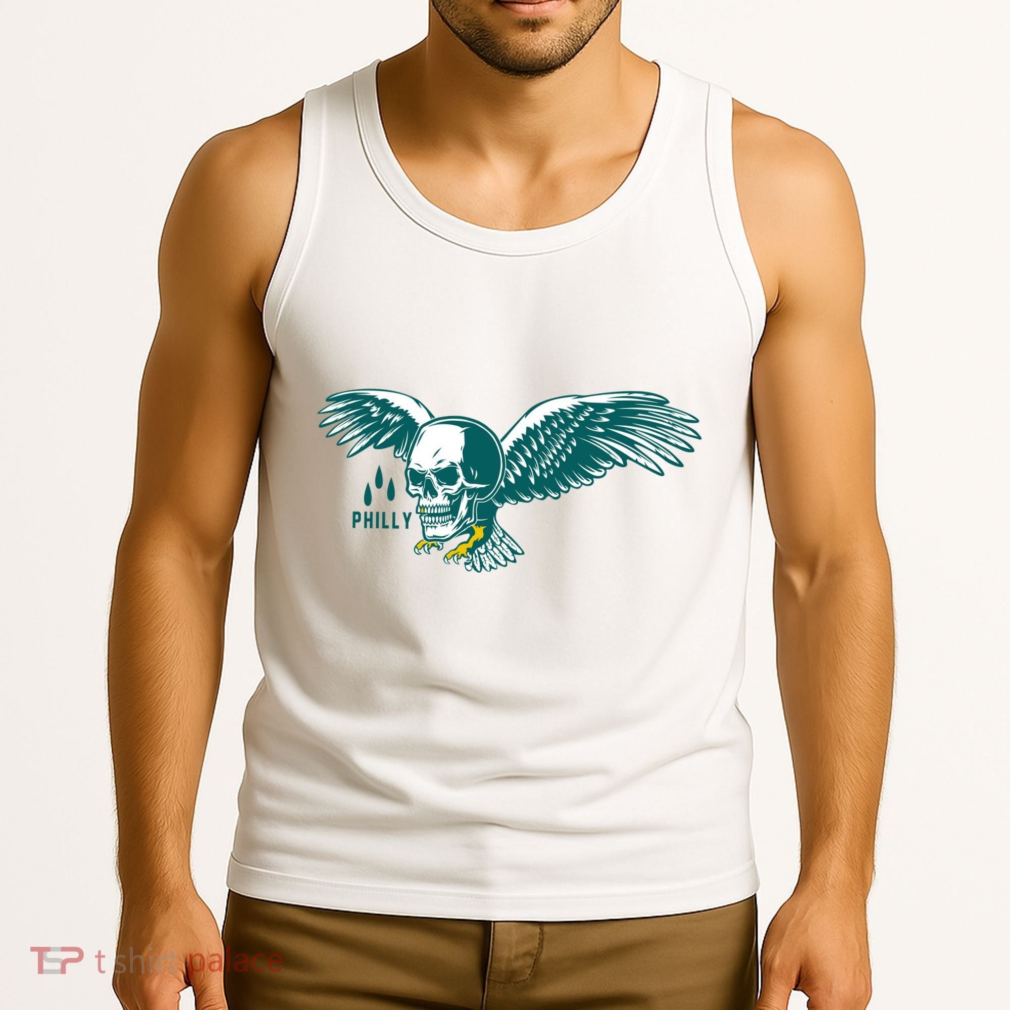 Philly Skull Eagle Tank Top