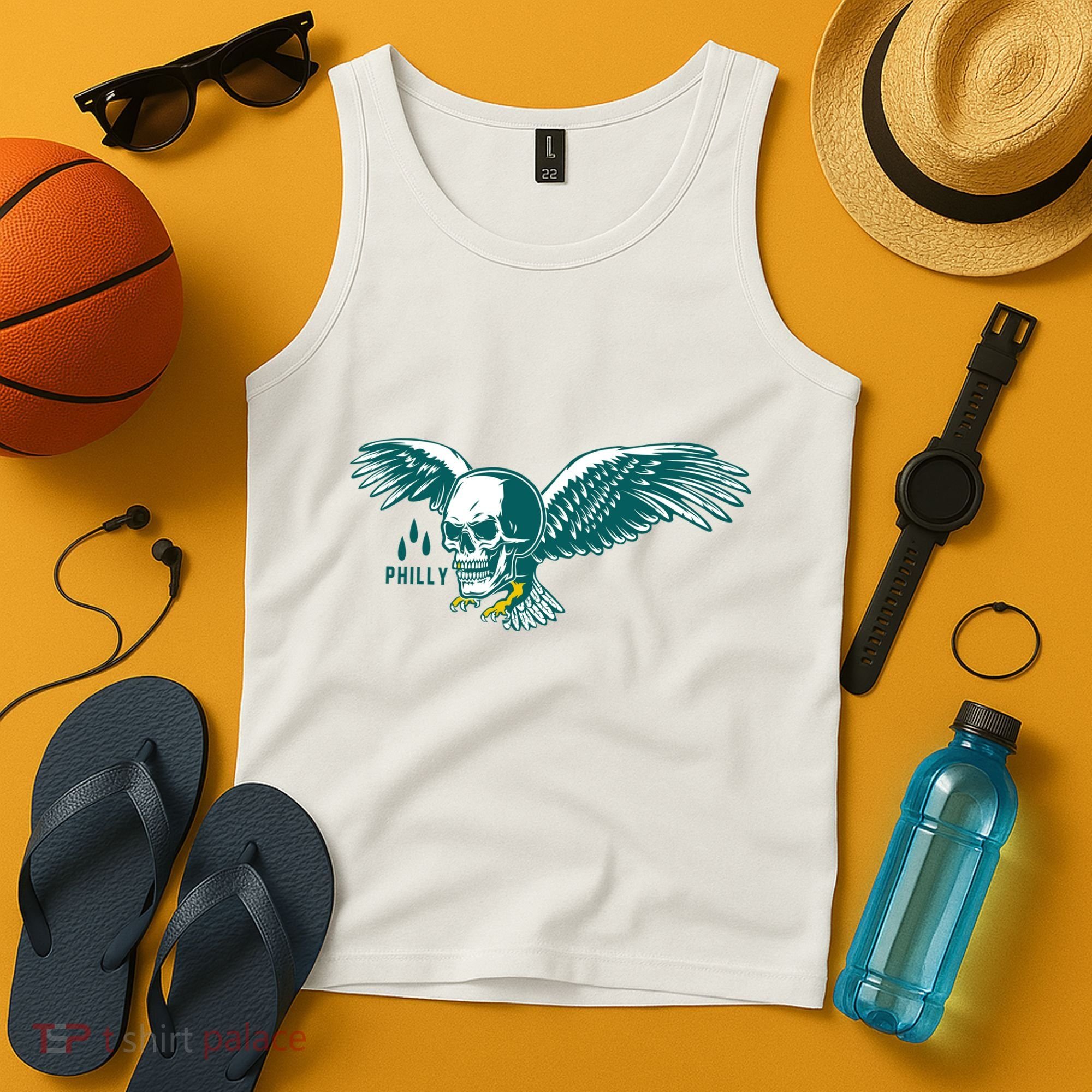 Philly Skull Eagle Tank Top