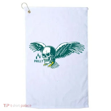 Philly Skull Eagle Golf Towel