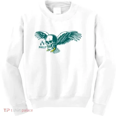 Philly Skull Eagle Kids Sweatshirt