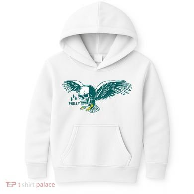 Philly Skull Eagle Kids Hoodie