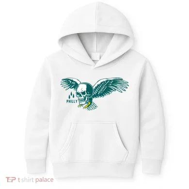Philly Skull Eagle Kids Hoodie