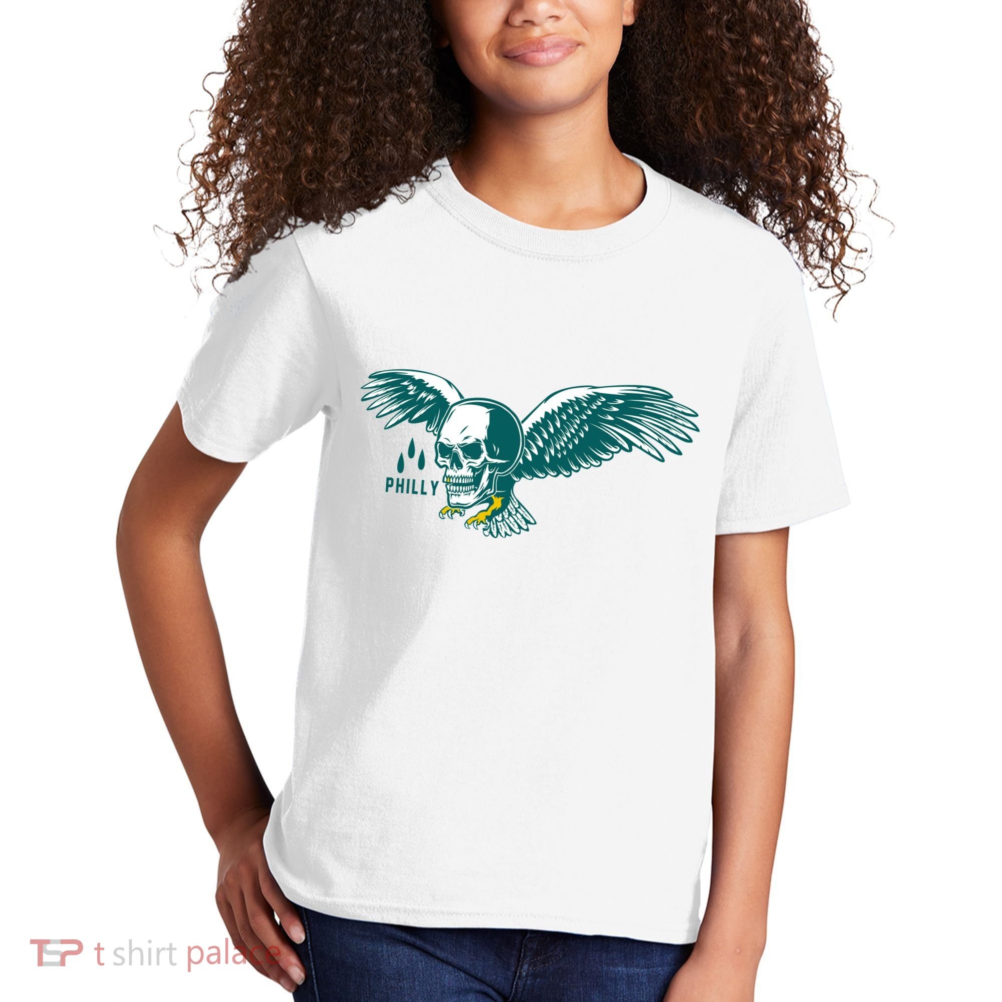 Philly Skull Eagle Kids T-Shirt