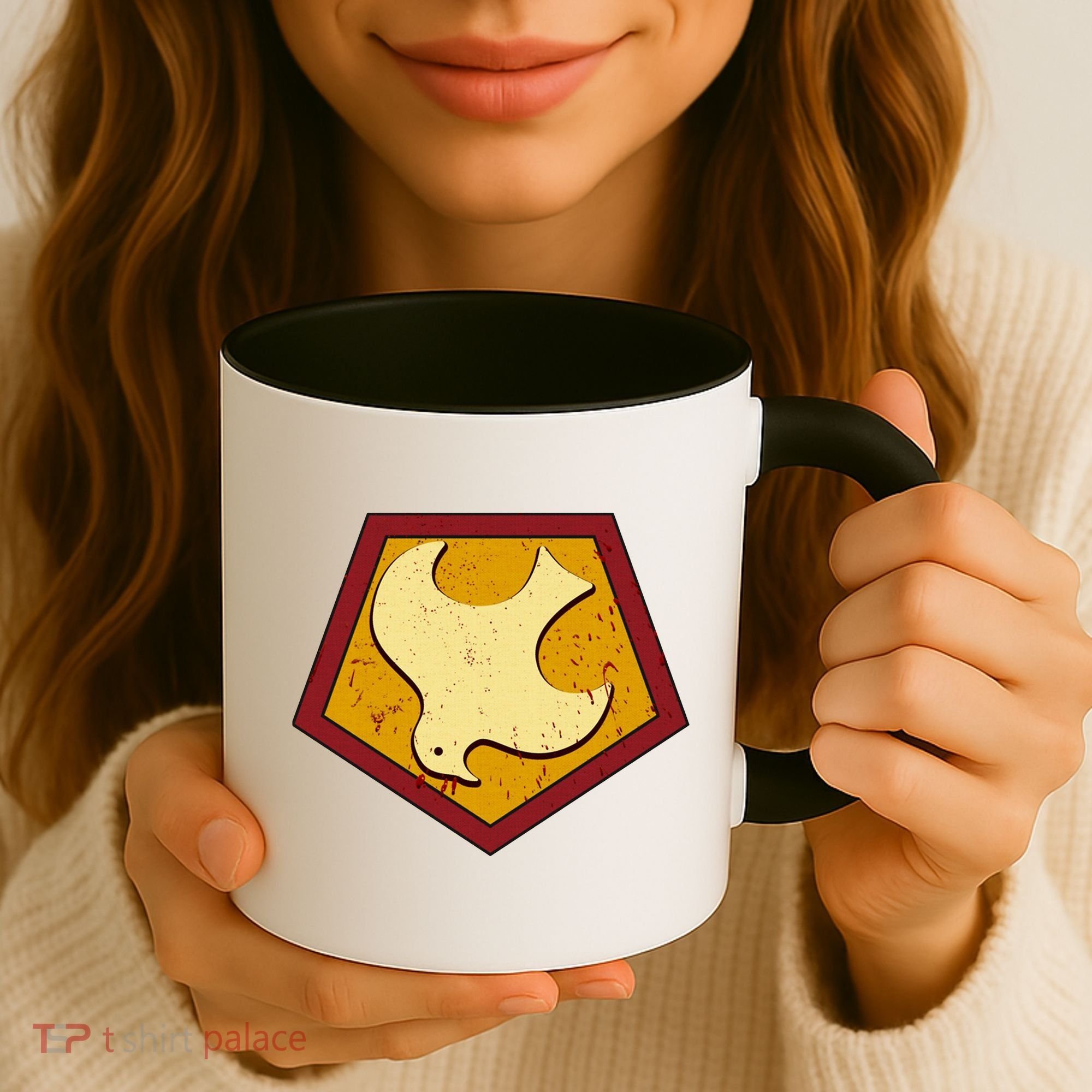 Peacemaker Superhero Emblem Coffee Mug