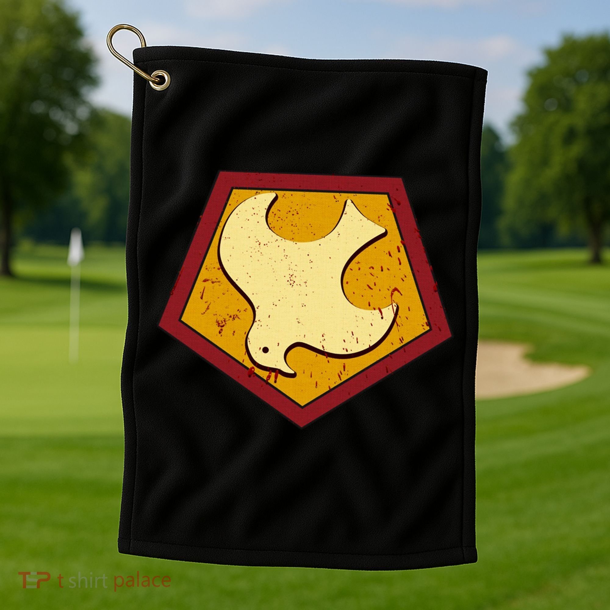 Peacemaker Superhero Emblem Golf Towel