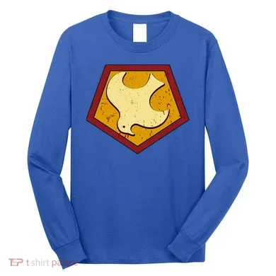 Peacemaker Superhero Emblem Long Sleeve Shirt