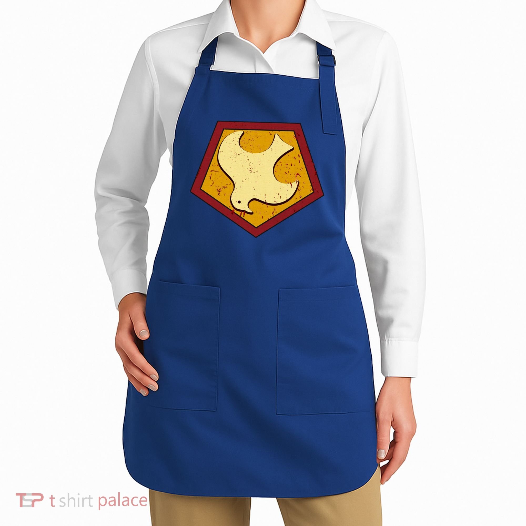 Peacemaker Superhero Emblem Apron