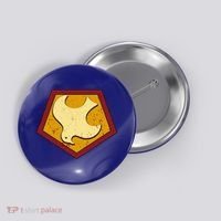 Peacemaker Superhero Emblem Button thumb 0