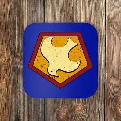 Peacemaker Superhero Emblem Coaster