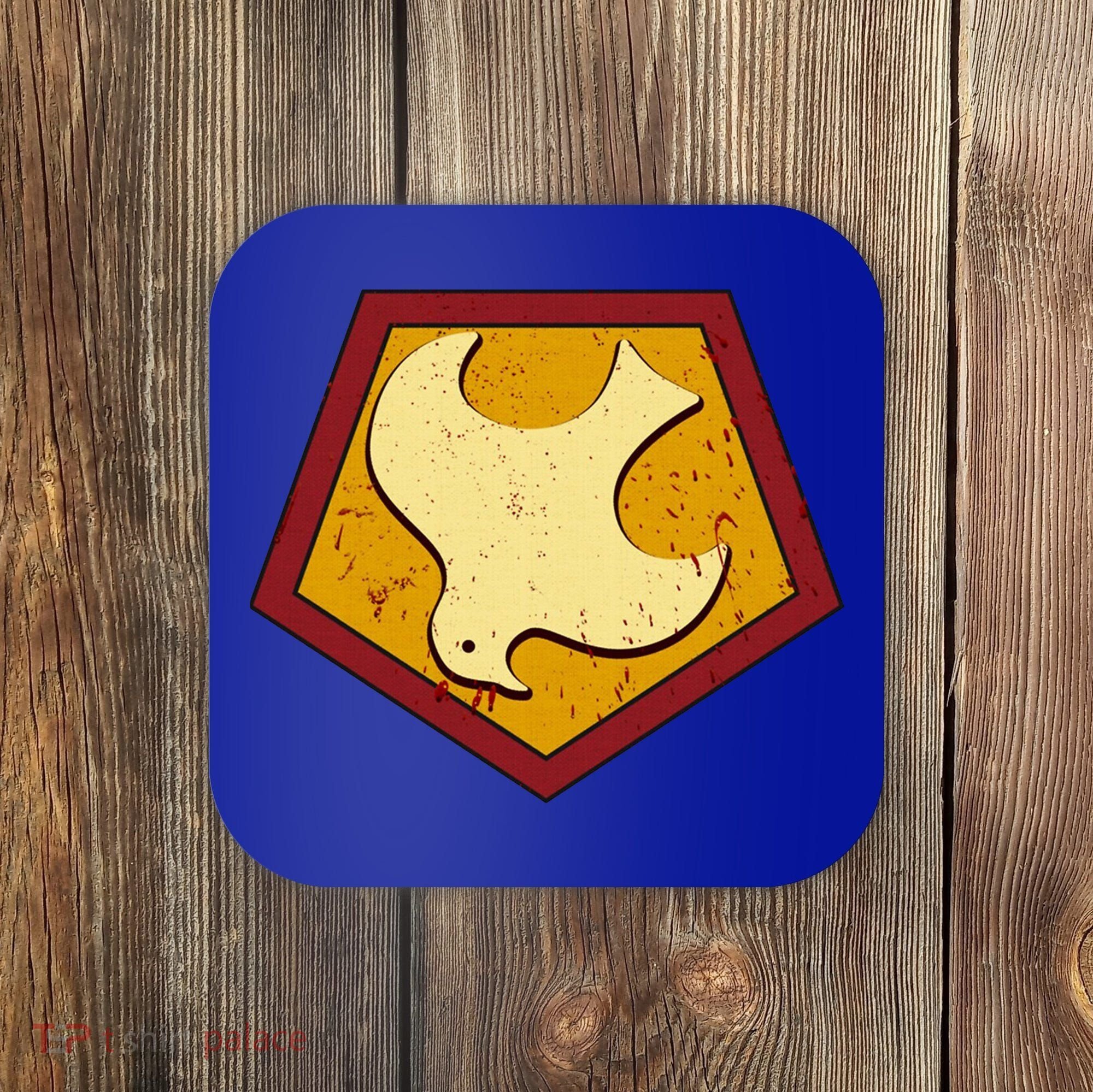 Peacemaker Superhero Emblem Coaster