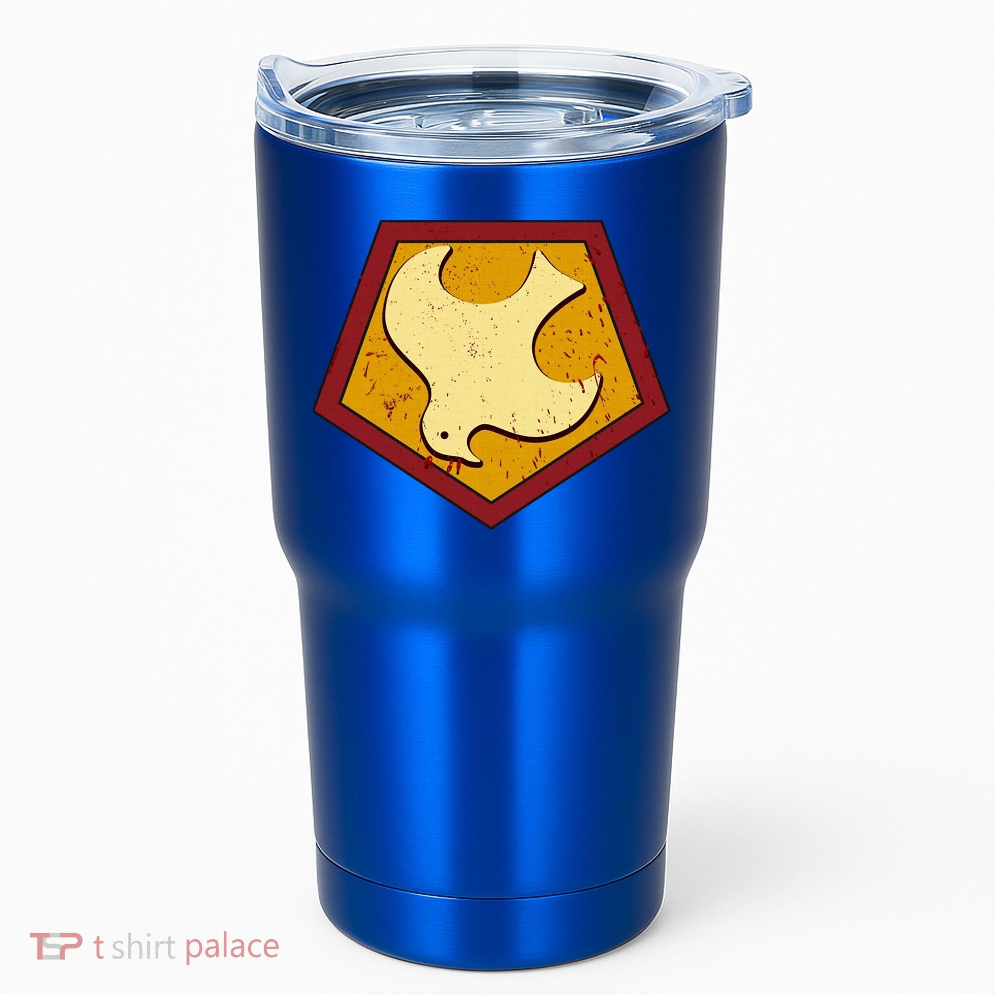 Peacemaker Superhero Emblem Tumbler