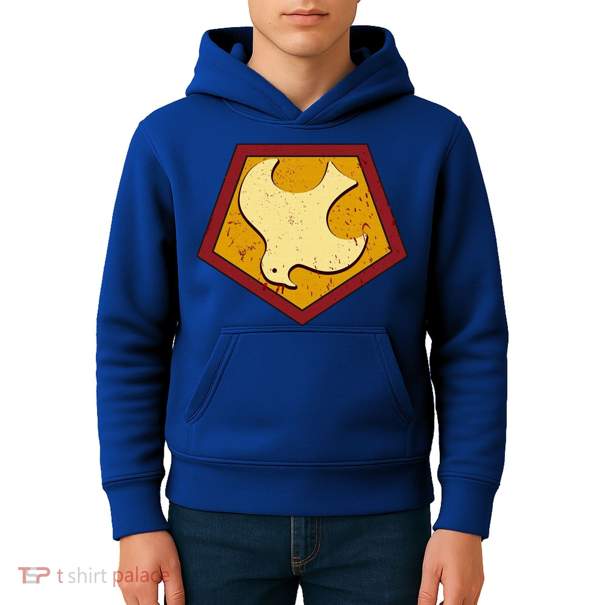 Peacemaker Superhero Emblem Kids Hoodie