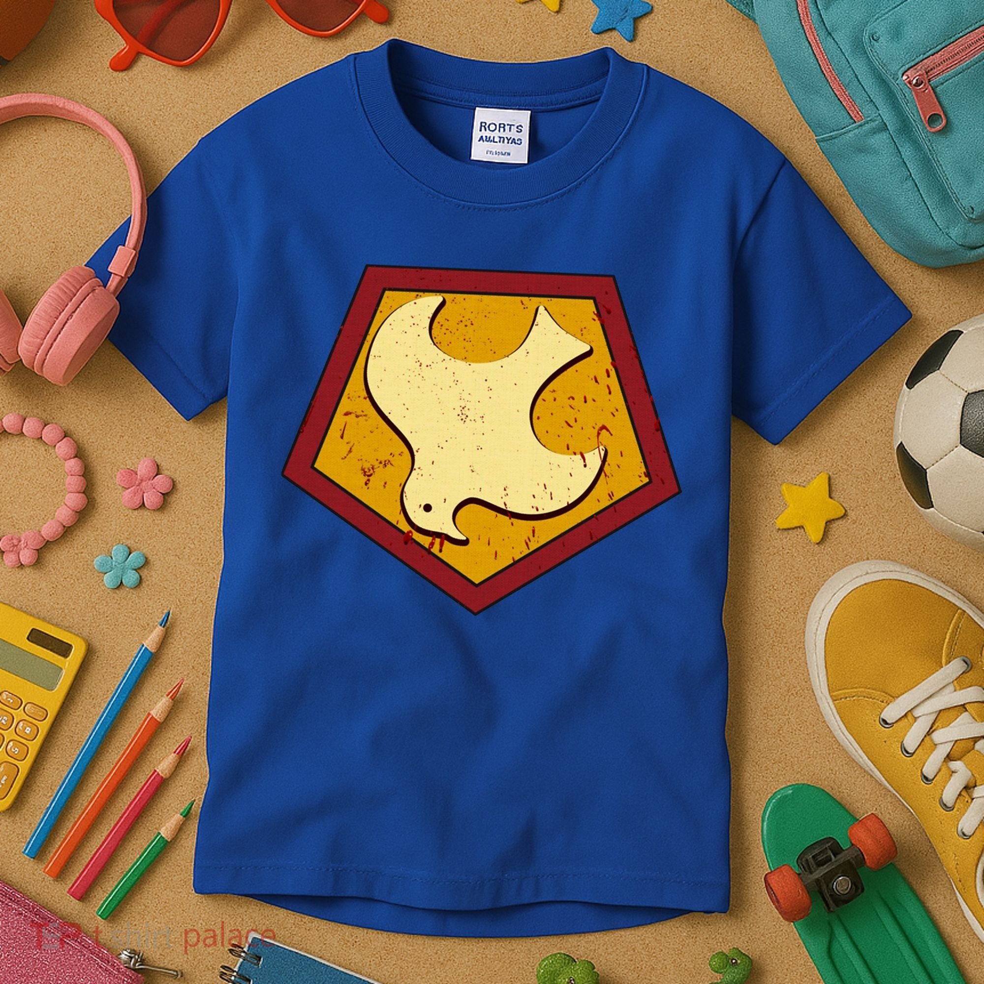 Peacemaker Superhero Emblem Kids T-Shirt