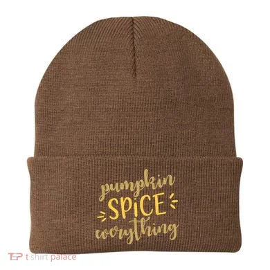 Pumpkin Spice Everything Beanie