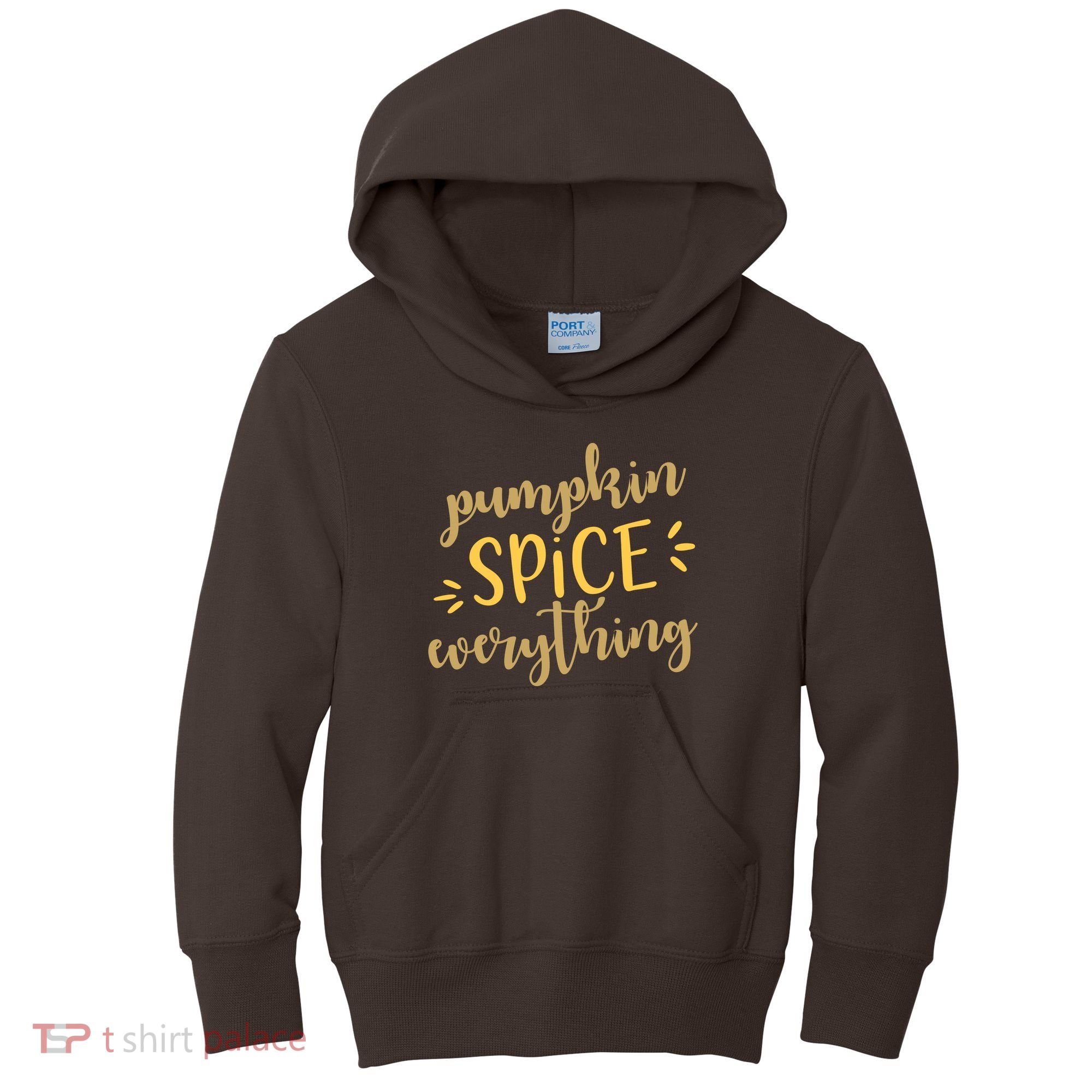 Pumpkin Spice Everything Kids Hoodie