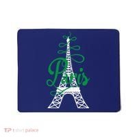 Paris Script Eiffel Tower French France Mousepad thumb 0