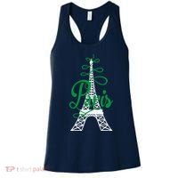 Paris Script Eiffel Tower French France Women's Tank Top thumb 0
