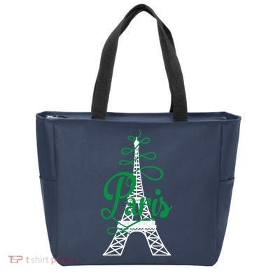 Paris Script Eiffel Tower French France Bag