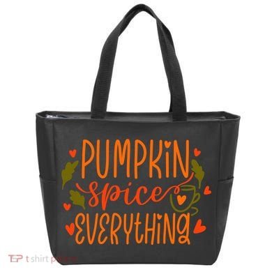 Pumpkin Spice Everything Holiday Festive Tote Bag