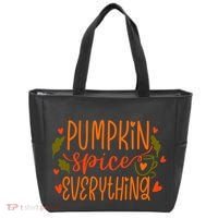 Pumpkin Spice Everything Holiday Festive Tote Bag thumb 0