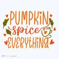 Pumpkin Spice Everything Holiday Festive Doggie Tank thumb 4