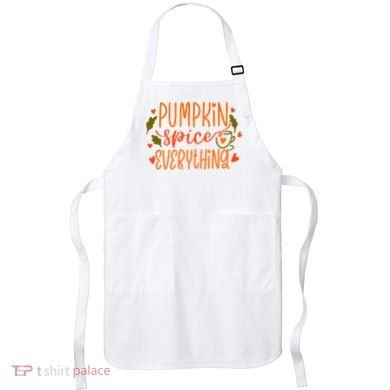 Pumpkin Spice Everything Holiday Festive Apron