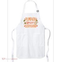 Pumpkin Spice Everything Holiday Festive Apron thumb 0