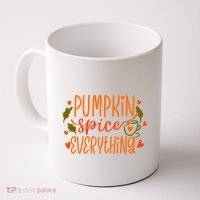 Pumpkin Spice Everything Holiday Festive Coffee Mug thumb 0