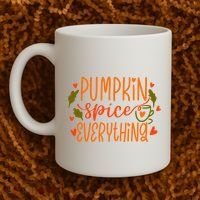 Pumpkin Spice Everything Holiday Festive Coffee Mug thumb 2