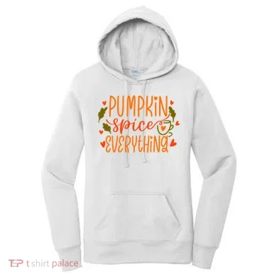 Pumpkin Spice Everything Holiday Festive Women's Hoodie