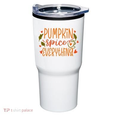 Pumpkin Spice Everything Holiday Festive Tumbler