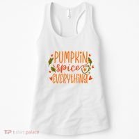 Pumpkin Spice Everything Holiday Festive Women's Tank Top thumb 0