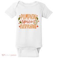 Pumpkin Spice Everything Holiday Festive Baby Bodysuit thumb 0