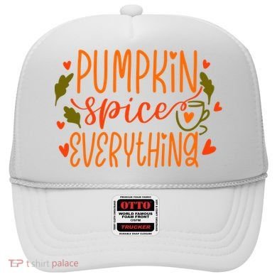 Pumpkin Spice Everything Holiday Festive Hat