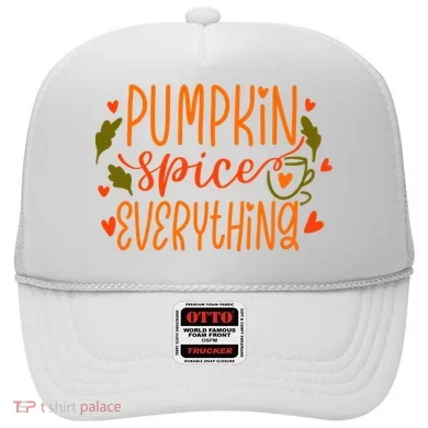 Pumpkin Spice Everything Holiday Festive Hat