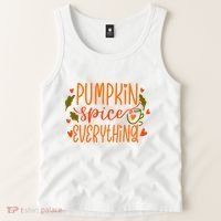 Pumpkin Spice Everything Holiday Festive Tank Top thumb 2