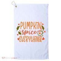 Pumpkin Spice Everything Holiday Festive Golf Towel thumb 0