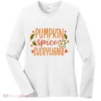 Pumpkin Spice Everything Holiday Festive Women's Long Sleeve Shirt thumb 0