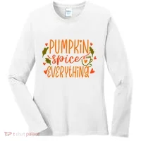 Pumpkin Spice Everything Holiday Festive Women's Long Sleeve Shirt thumb 0