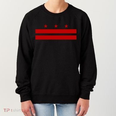 Patriotic State Flag Of Washington Dc Cool Gift Women's Sweatshirt