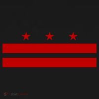 Patriotic State Flag Of Washington Dc Cool Gift Doggie Tank thumb 4
