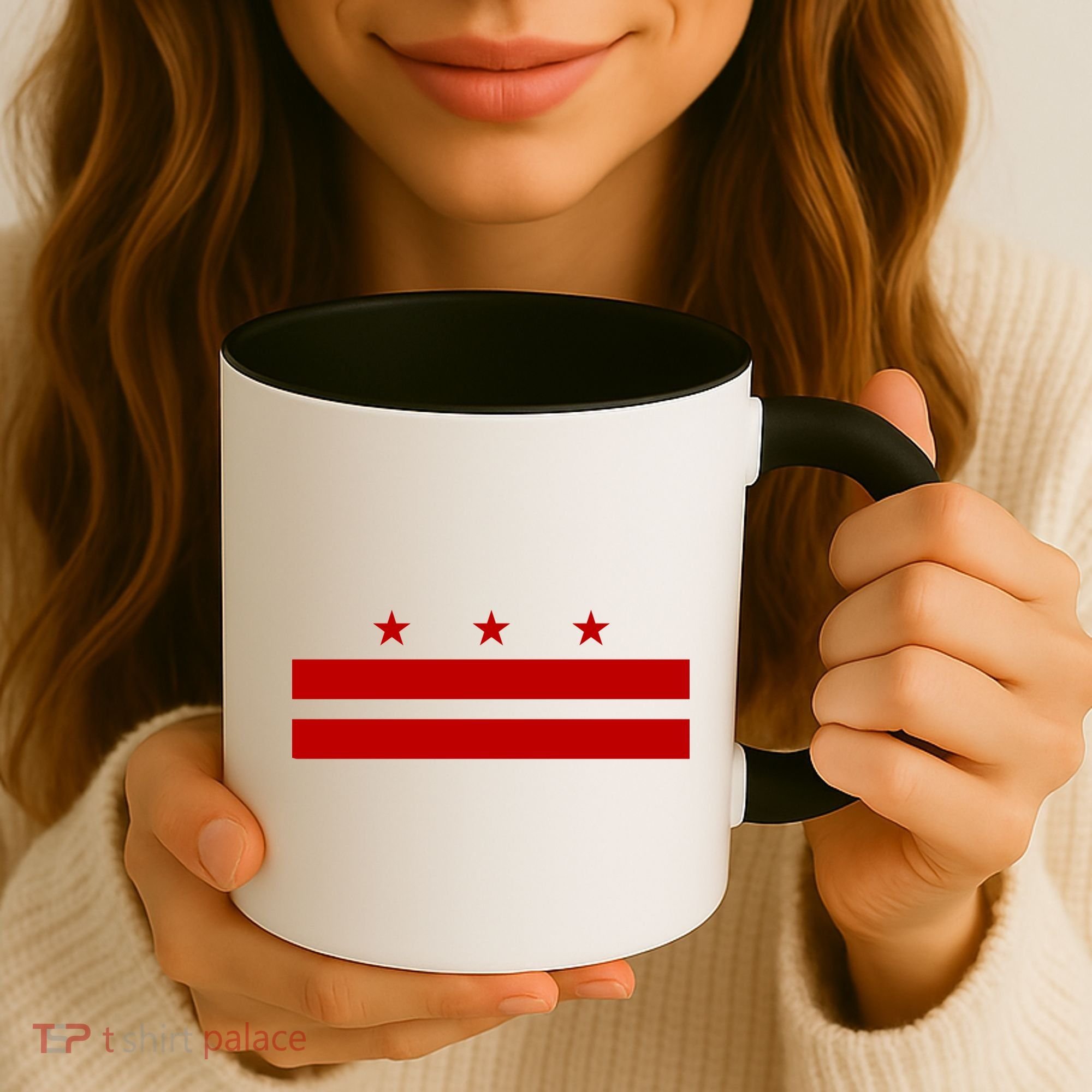 Patriotic State Flag Of Washington Dc Cool Gift Coffee Mug