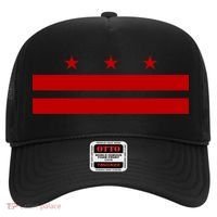 Patriotic State Flag Of Washington Dc Cool Gift Hat thumb 0