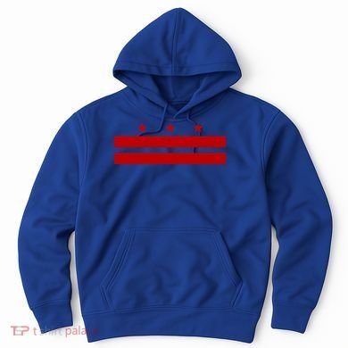 Patriotic State Flag Of Washington Dc Cool Gift Hoodie