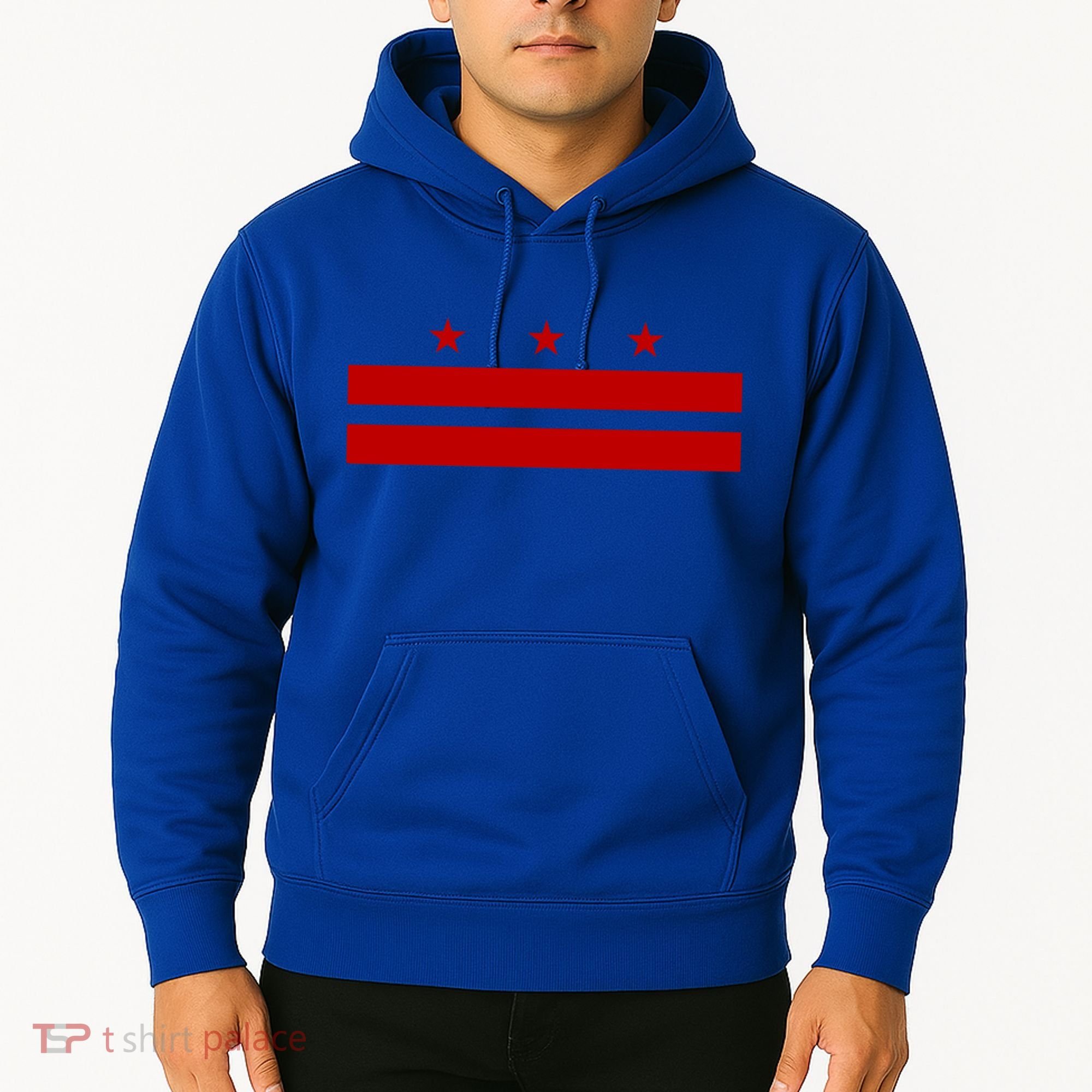 Patriotic State Flag Of Washington Dc Cool Gift Hoodie