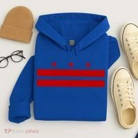 Patriotic State Flag Of Washington Dc Cool Gift Hoodie thumb 4
