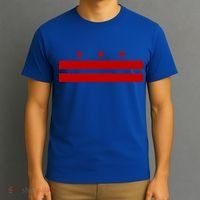 Patriotic State Flag Of Washington Dc Cool Gift T-Shirt thumb 3