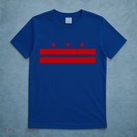 Patriotic State Flag Of Washington Dc Cool Gift T-Shirt thumb 5